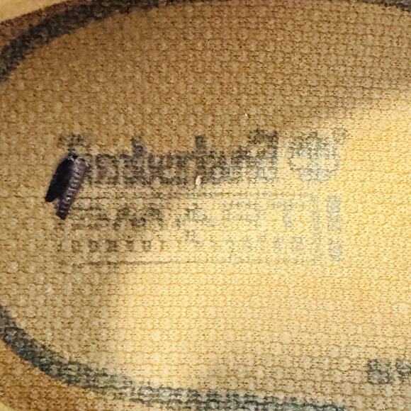 Timberland Shoes Mens 13 Brown Leather Boat Deck Moc Toe Lace Up Casual Comfort - Picture 9 of 11